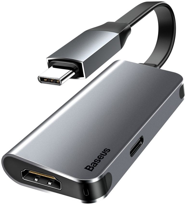 Baseus Little Box USB C naar HDMI Kabel Converter Grijs afbeelding 1