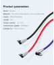 Baseus Micro-USB Gevlochten Nylon Haakse Kabel 2 Meter Zwart