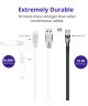 Tronsmart 2.4A Lightning iPhone Kabel 3 Meter