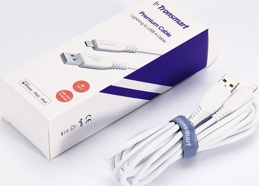 Tronsmart 2.4A Lightning iPhone Kabel 3 Meter afbeelding 9