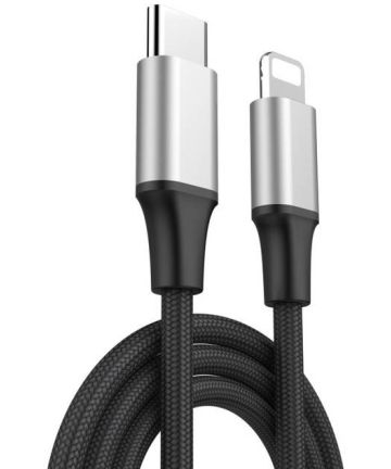 Baseus Rapid Series Apple USB-C Gevlochten Data Kabel Zwart Kabels