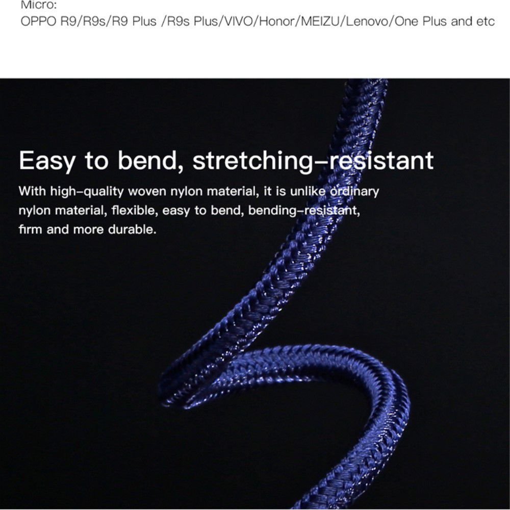 Baseus 2 in 1 Kabel Type C + Micro USB 3A (1.2M) afbeelding 15