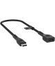 Mophie Pro USB-C to USB-Female Kabel Adapter Zwart 12CM