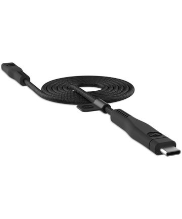 Mophie PRO Gevlochten USB-C to USB-C kabel 1 Meter Zwart Kabels