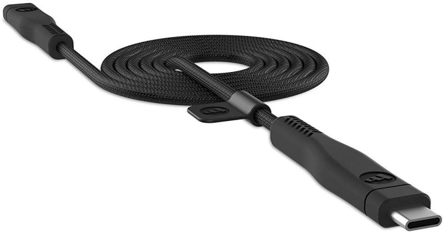 Mophie PRO Gevlochten USB-C to USB-C kabel 1 Meter Zwart afbeelding 1