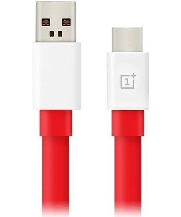 Originele OnePlus Dash USB-A naar USB-C Kabel 1,5 Meter Rood Kabels