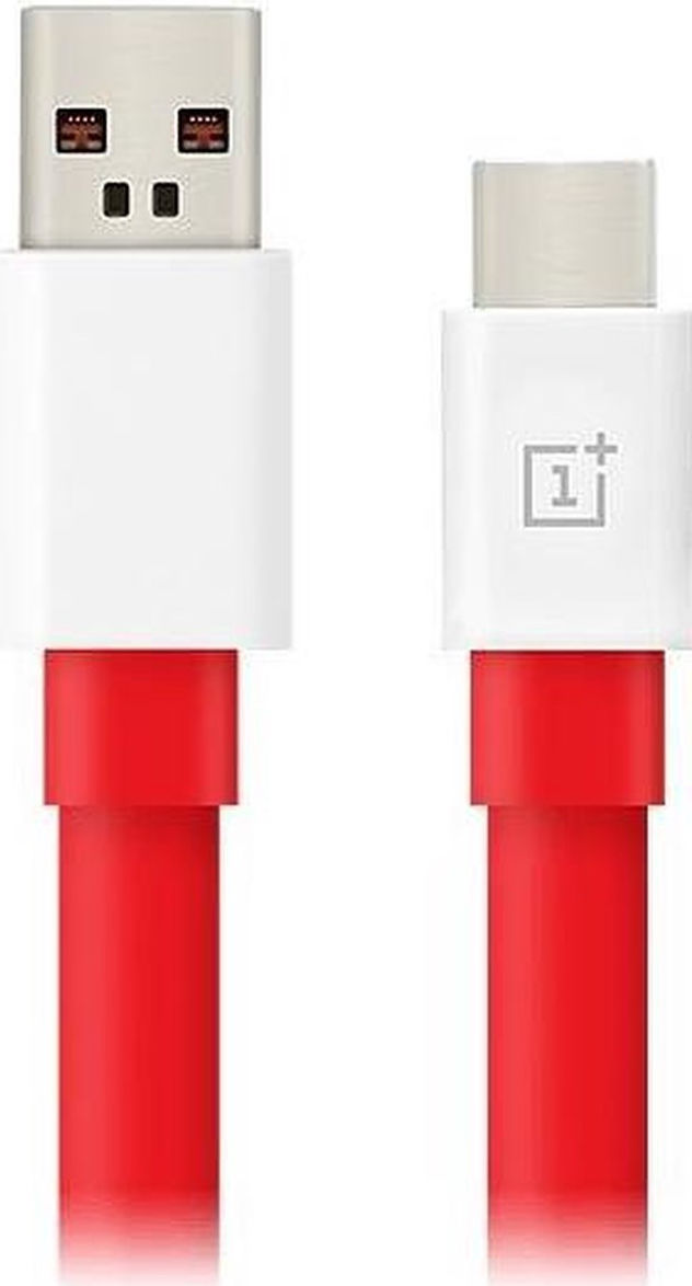Originele OnePlus Dash USB-A naar USB-C Kabel 1,5 Meter Rood afbeelding 1