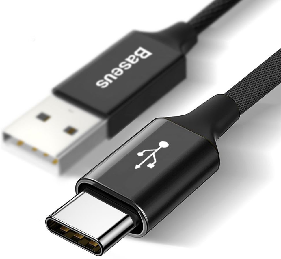 Baseus Yiven Gevlochten USB-C Kabel 5 Meter Zwart afbeelding 5