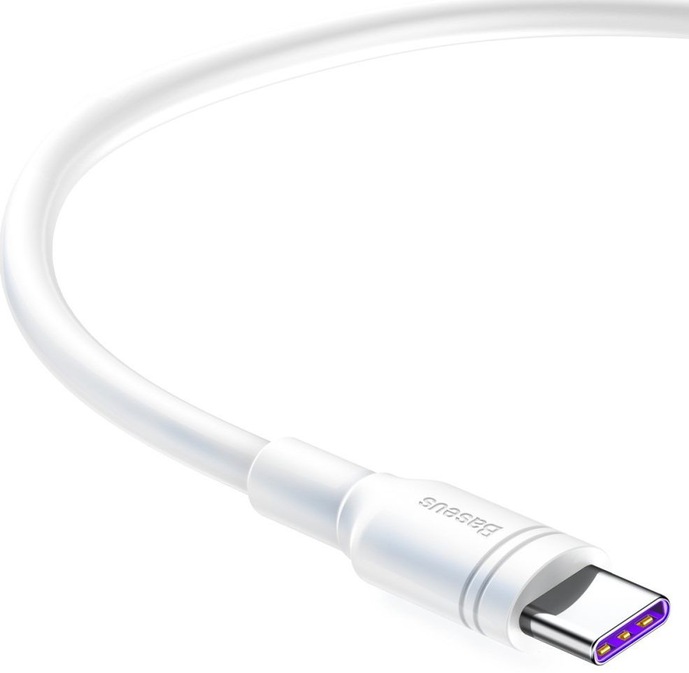Baseus USB-C SuperCharge Kabel 2 Meter 5A Wit afbeelding 3