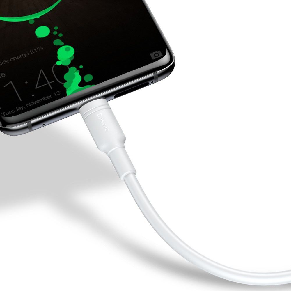 Baseus USB-C SuperCharge Kabel 2 Meter 5A Wit afbeelding 7