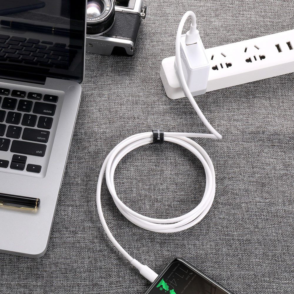 Baseus USB-C SuperCharge Kabel 2 Meter 5A Wit afbeelding 9