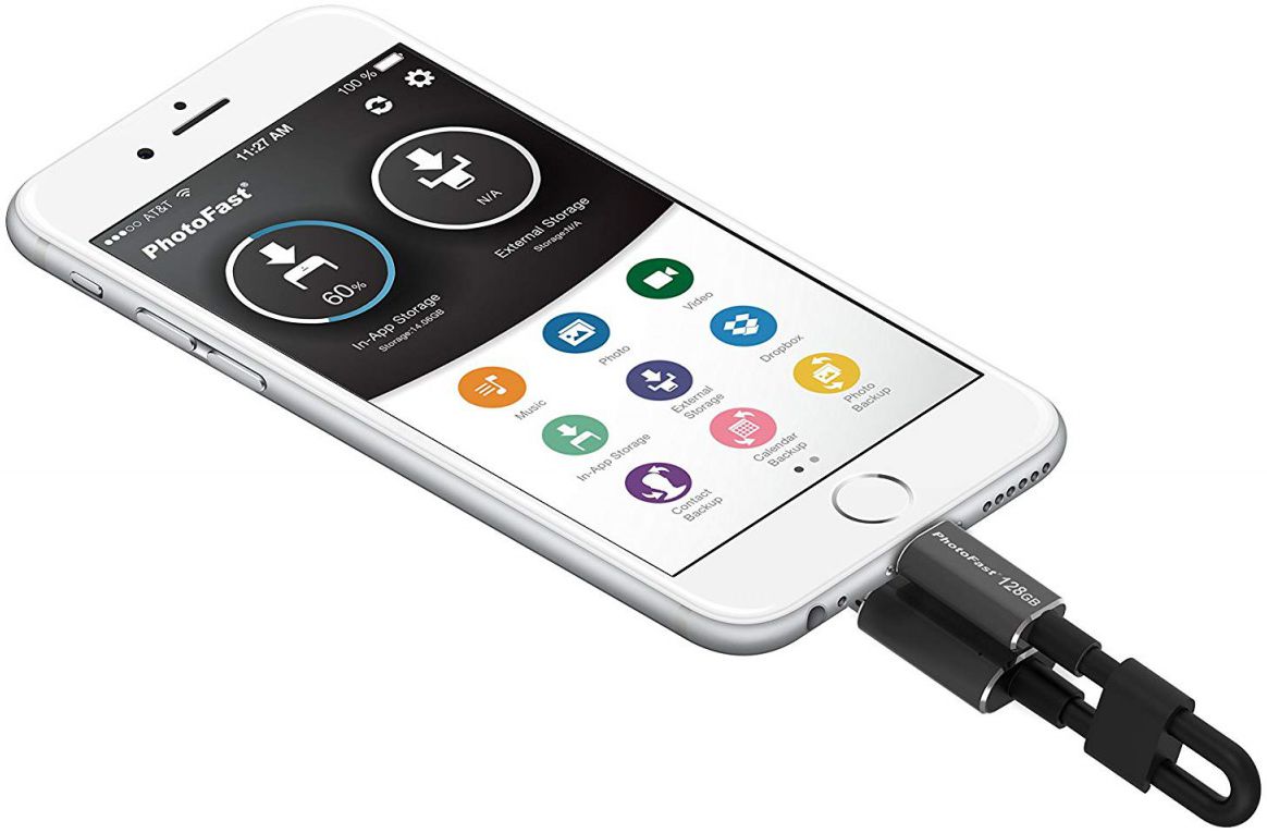 Gigastone PhotoFast Lightning Kabel met ingebouwde Dataopslag 32GB afbeelding 2
