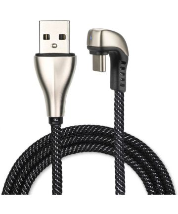 4Smarts Gamecord Apple Gevlochten USB-C Kabel 1 Meter Zwart Kabels