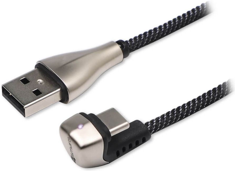 4Smarts Gamecord Apple Gevlochten USB-C Kabel 1 Meter Zwart afbeelding 2