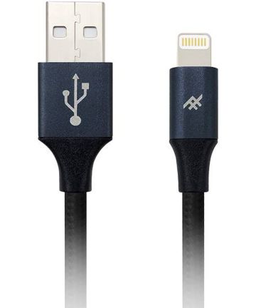 iFrogz UniqueSync Lightning naar USB Kabel Zwart 3 Meter Kabels