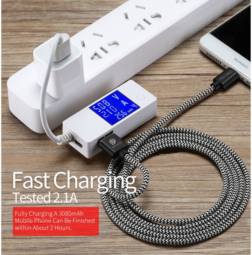 Dux Ducis Fast Charging 2.1A USB-C Oplaad Kabel 1.5 Meter afbeelding 14