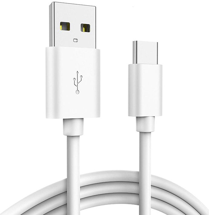 USB C Kabel 2 Meter Wit afbeelding 1