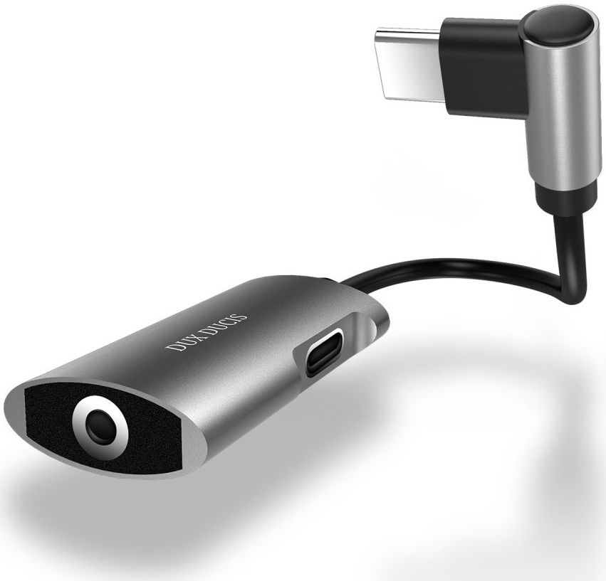 Dux Ducis USB-C Splitter naar 3.5mm Jack Aux + USB-C Oplaadpoort afbeelding 18
