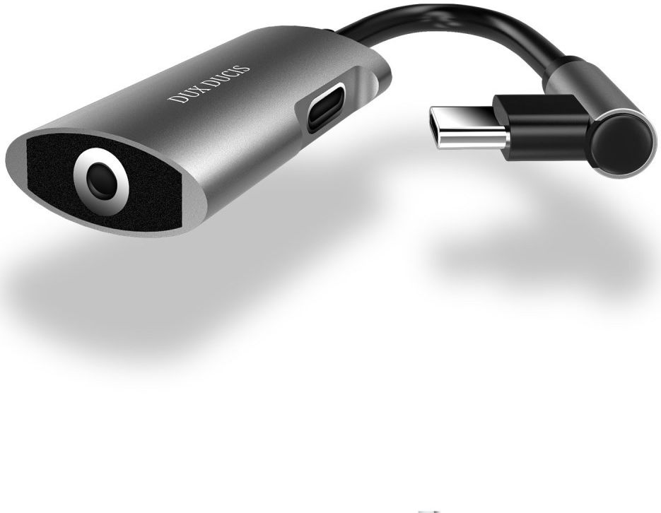 Dux Ducis USB-C Splitter naar 3.5mm Jack Aux + USB-C Oplaadpoort afbeelding 4