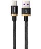 Baseus Gevlochten USB-C Flash Charge Kabel 2 Meter Goud
