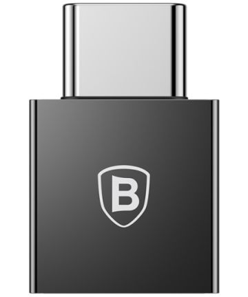 Baseus USB naar USB-C Adapter Zwart Kabels