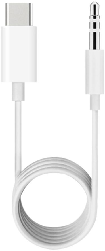 USB-C naar Jack 3.5mm Audio Adapter Wit afbeelding 1