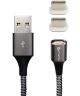 4smarts 2x USB Type- C Connectors USB Kabel GRAVITYCord 2.0 1M Grijs