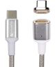 4smarts Magnetische USB-C naar USB-C Kabel 1.8m Zilver
