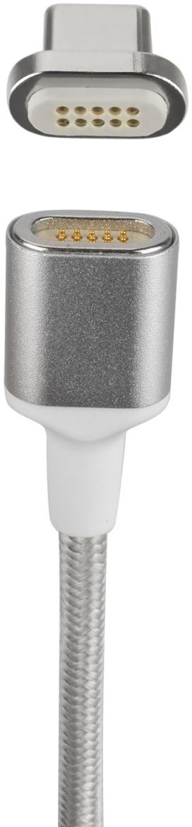 4smarts Magnetische USB-C naar USB-C Kabel 1.8m Zilver afbeelding 5