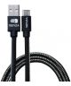 Senza Premium Leren USB-C Kabel 1.5 Meter Zwart