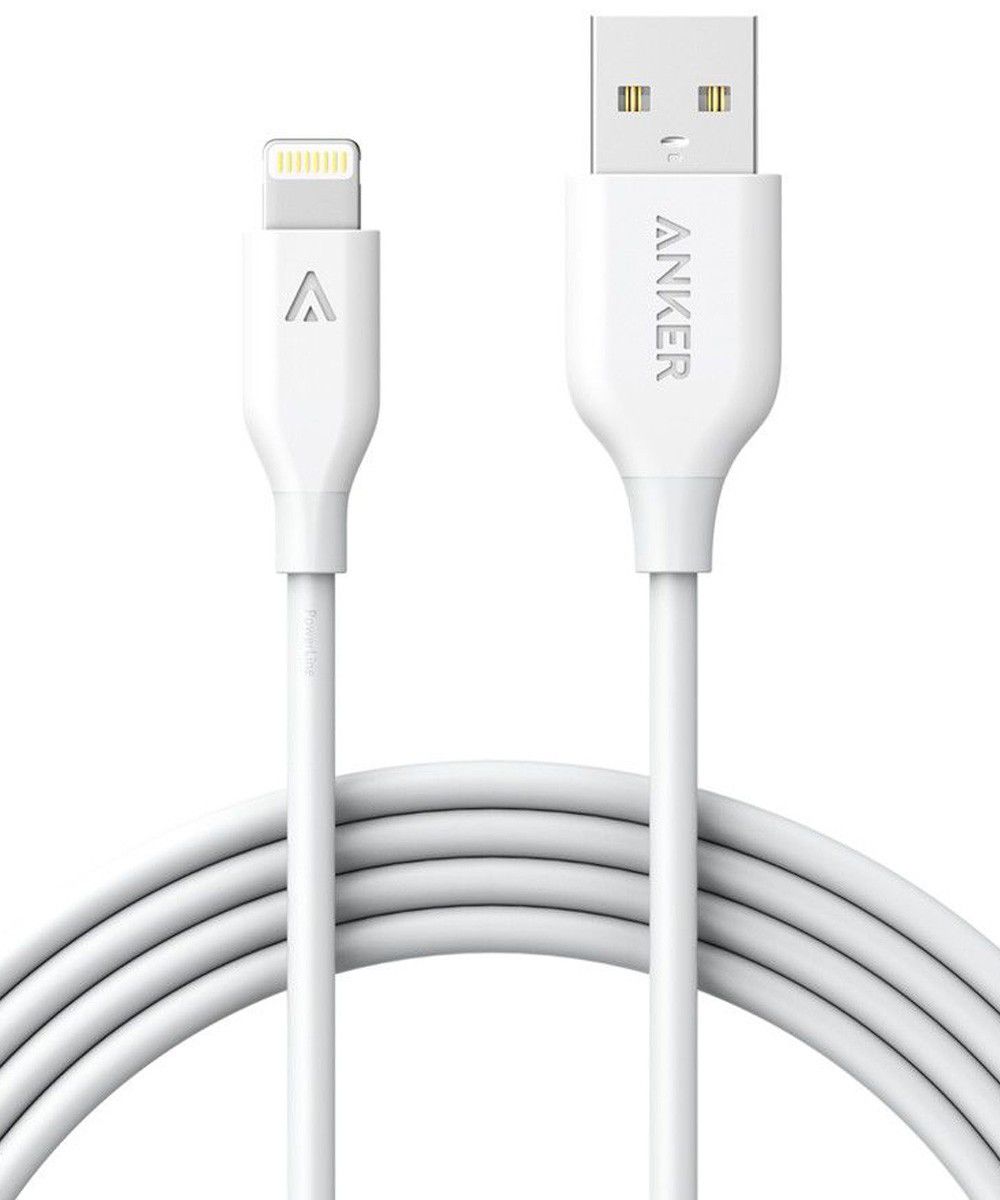 Anker PowerLine II Apple Lightning Kabel 1.8m Wit afbeelding 1