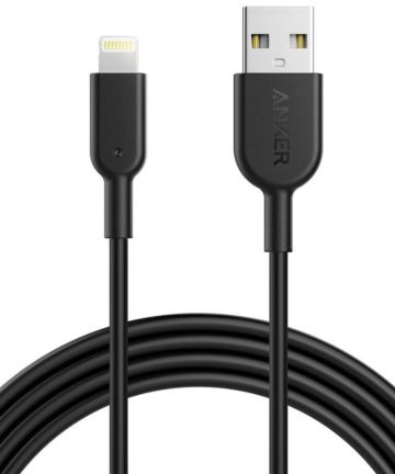 Anker PowerLine II Apple Lightning Kabel 1.8m Zwart Kabels