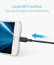 Anker PowerLine+ Apple Lightning Kabel 1.8m Grijs
