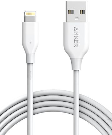 Anker PowerLine Apple Lightning Kabel 1.8m Wit Kabels