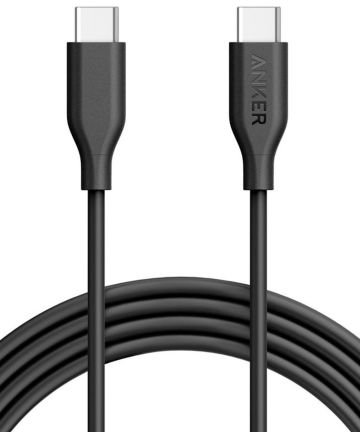 Anker PowerLine II USB-C naar USB-C Kabel 1.8m Zwart Kabels