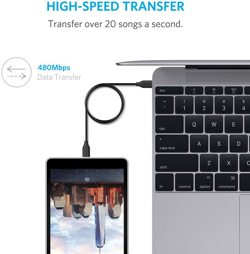 Anker PowerLine II USB-C naar USB-C Kabel 1.8m Zwart afbeelding 5