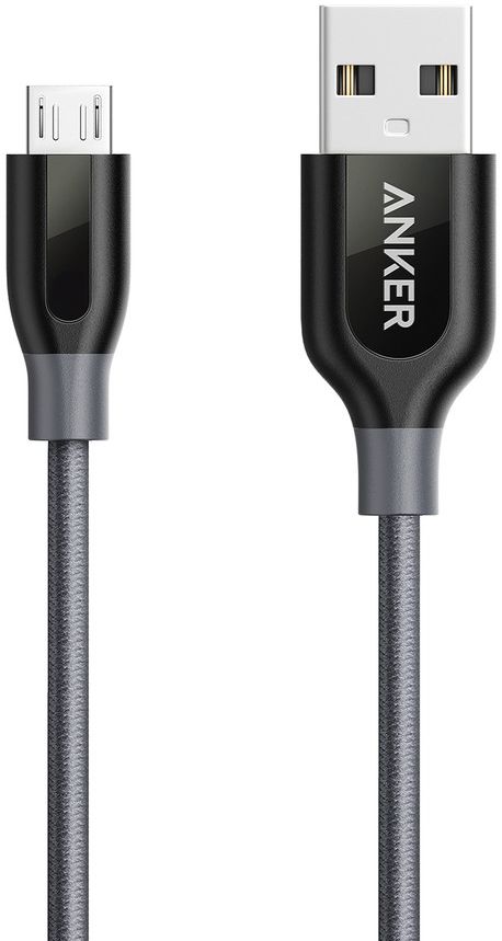Anker PowerLine+ Micro-USB Kabel 0.9m Grijs afbeelding 1