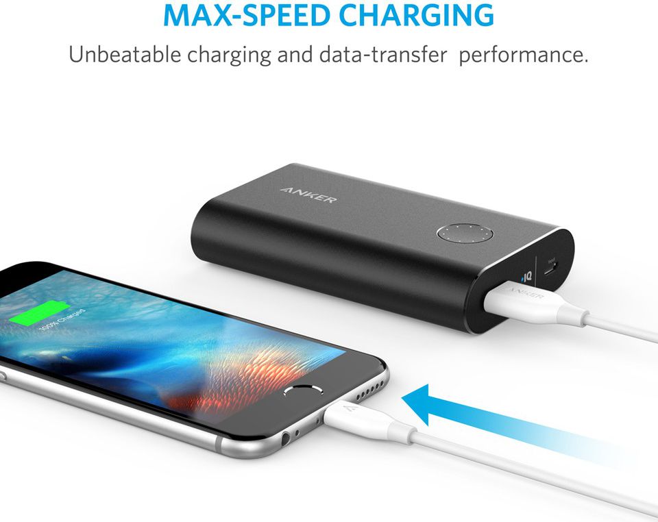 Anker PowerLine II Apple Lightning Kabel 0.9m (3 Pack) Wit afbeelding 4