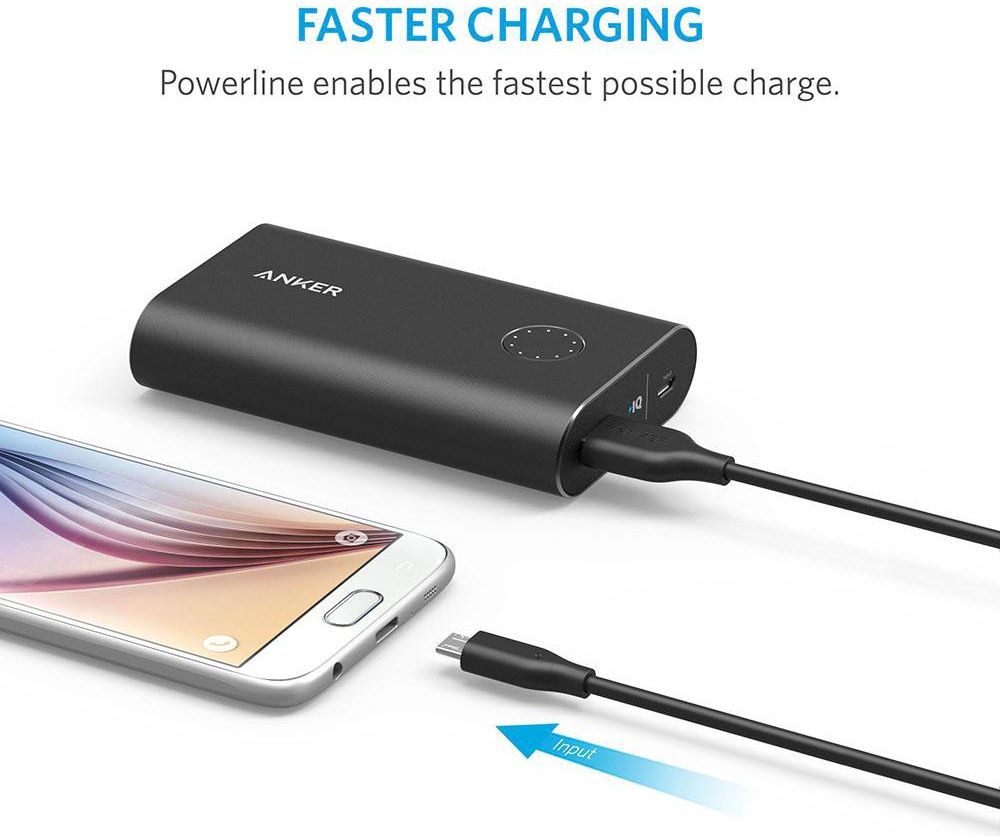 Anker PowerLine Micro-USB Kabel 1.8m Zwart afbeelding 6
