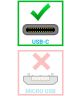 Originele Samsung USB-A naar USB-C kabel 1 Meter Wit