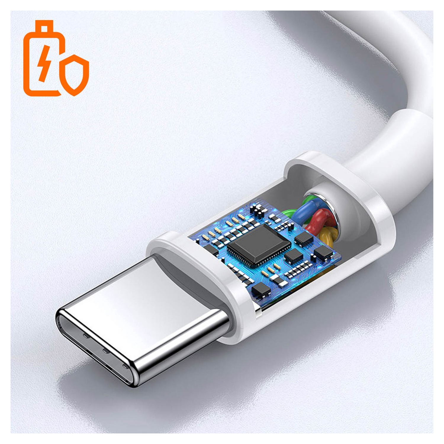Originele Xiaomi Mi 100W USB-C naar USB-C Kabel 1.5M 5A Wit afbeelding 4