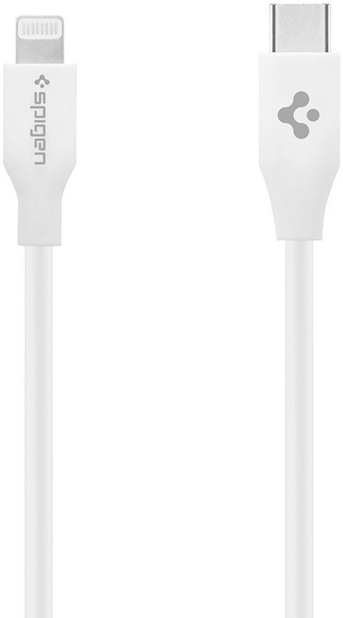 Spigen Essential USB-C Lightning Kabel 1 Meter Wit afbeelding 2