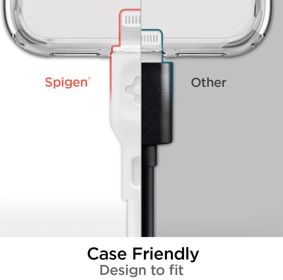 Spigen Essential USB-C Lightning Kabel 1 Meter 2-Pack Wit afbeelding 8
