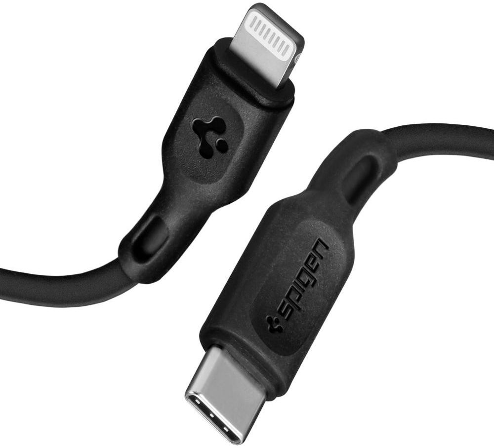 Spigen Essential USB-C Lightning Kabel 1 Meter Zwart afbeelding 4