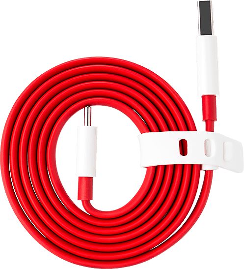 Orginele OnePlus Warp USB-C kabel 1m Rood/Wit afbeelding 2