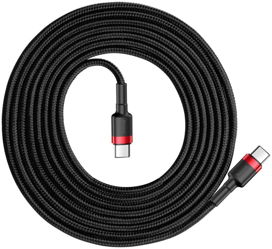Baseus Cafule Series PD2.0 Flash Charge USB-C Kabel 2m Rood/Zwart afbeelding 4