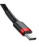 Baseus Cafule Series USB-C Kabel 1m Rood/Zwart