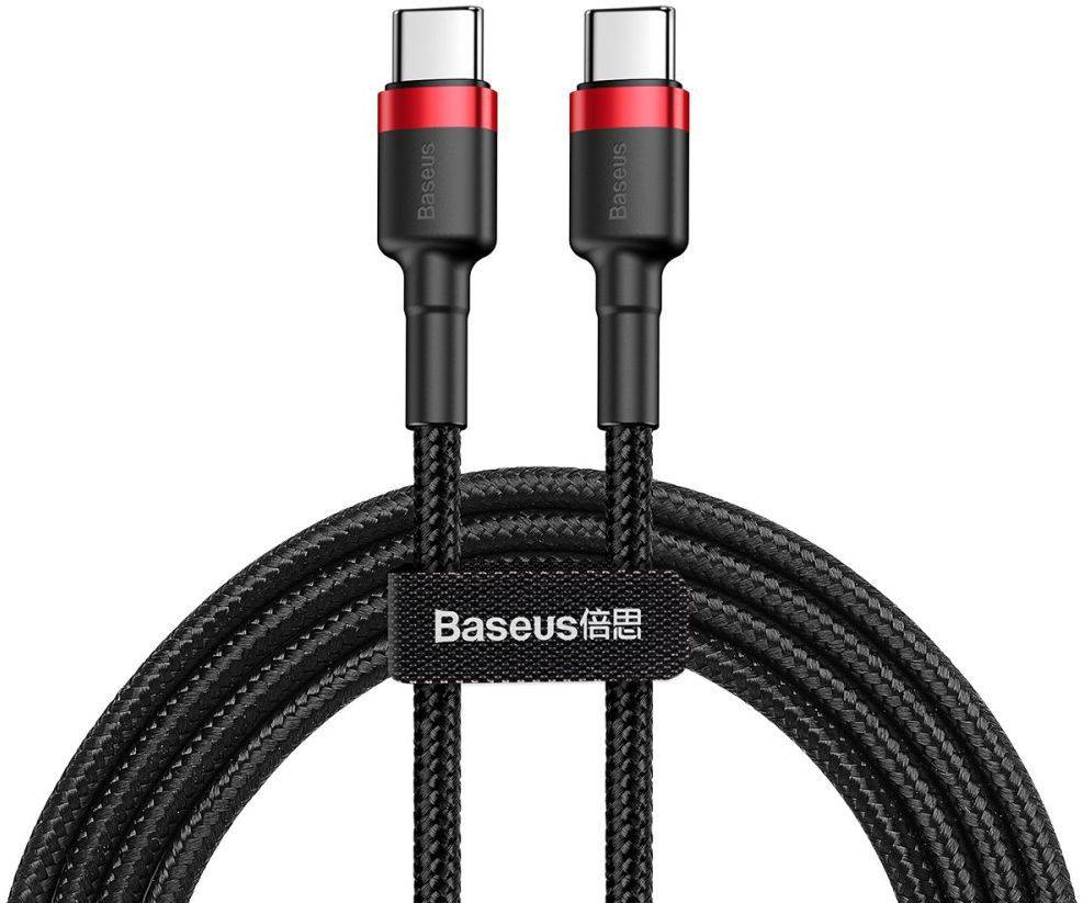 Baseus Cafule Series USB-C Kabel 1m Rood/Zwart afbeelding 1