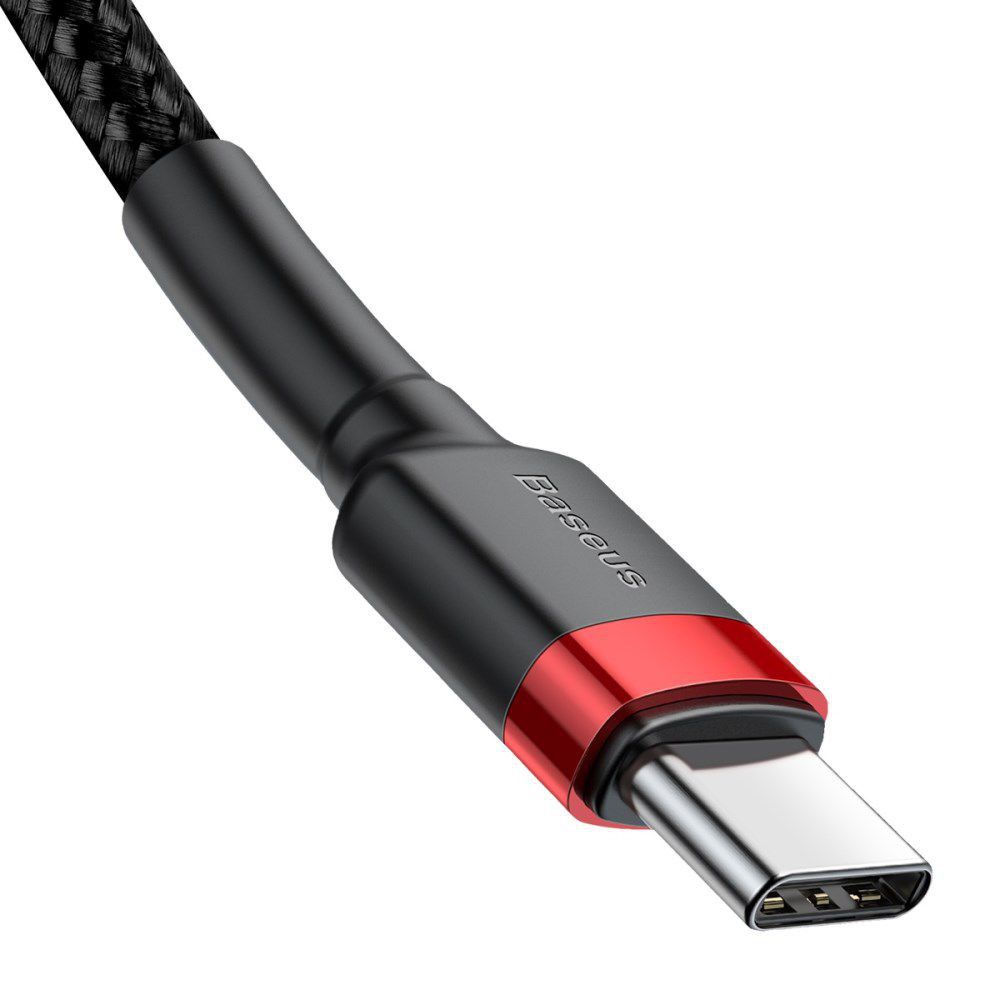 Baseus Cafule Series USB-C Kabel 1m Rood/Zwart afbeelding 5