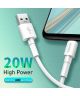 Baseus 20W Quick Charge Micro-USB Kabel 1m Wit